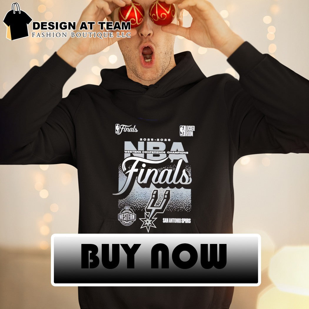 San Antonio Spurs 2026 NBA Western Conference Champions Big and Tall Locker Room shirt
