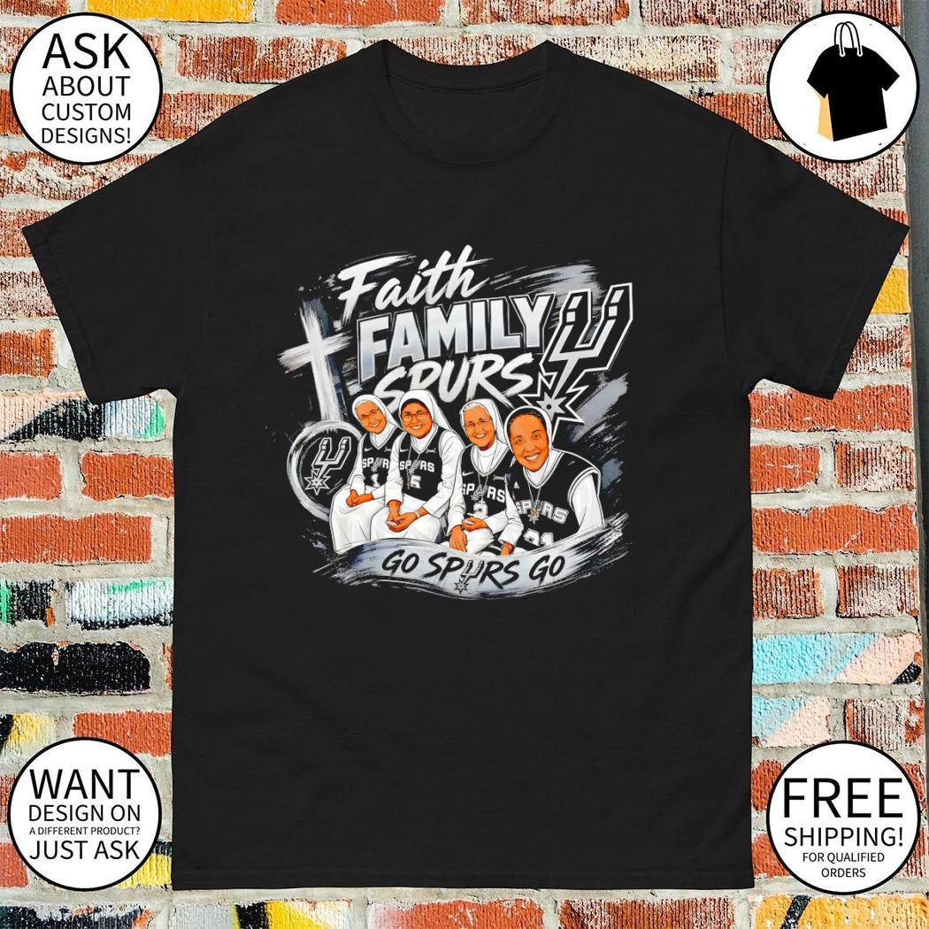 San Antonio Spurs 2026 Playoffs Spurs Nuns faith family Spurs go Spurs go shirt