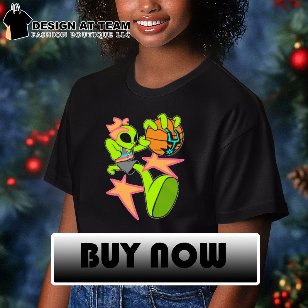 San Antonio Spurs Alien Basketball Player Jersey Number 1 shirt