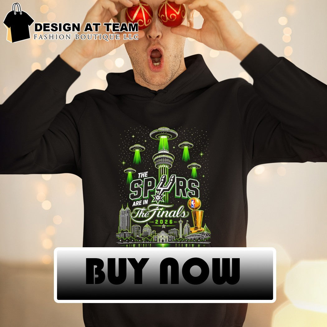 San Antonio Spurs Alien Basketball the Spurs are in the Finals 2026 t shirt