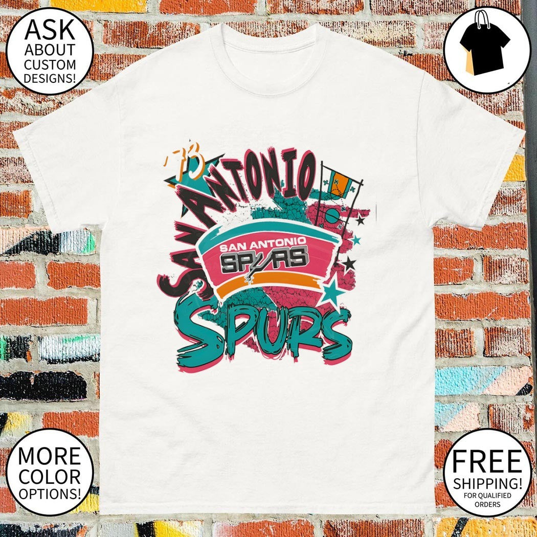 San Antonio Spurs BAsketball ’73 Play by Play vintage shirt