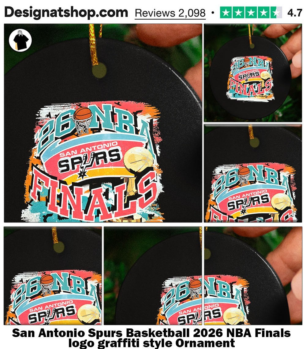 San Antonio Spurs Basketball 2026 NBA Finals logo graffiti style shirt