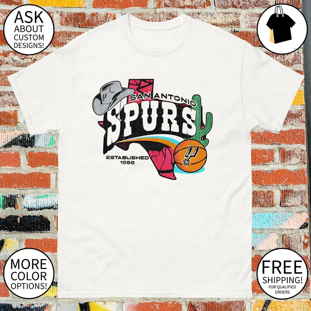 San Antonio Spurs Basketball 2026 Playoffs Texas Call Outs Established 1988 shirt