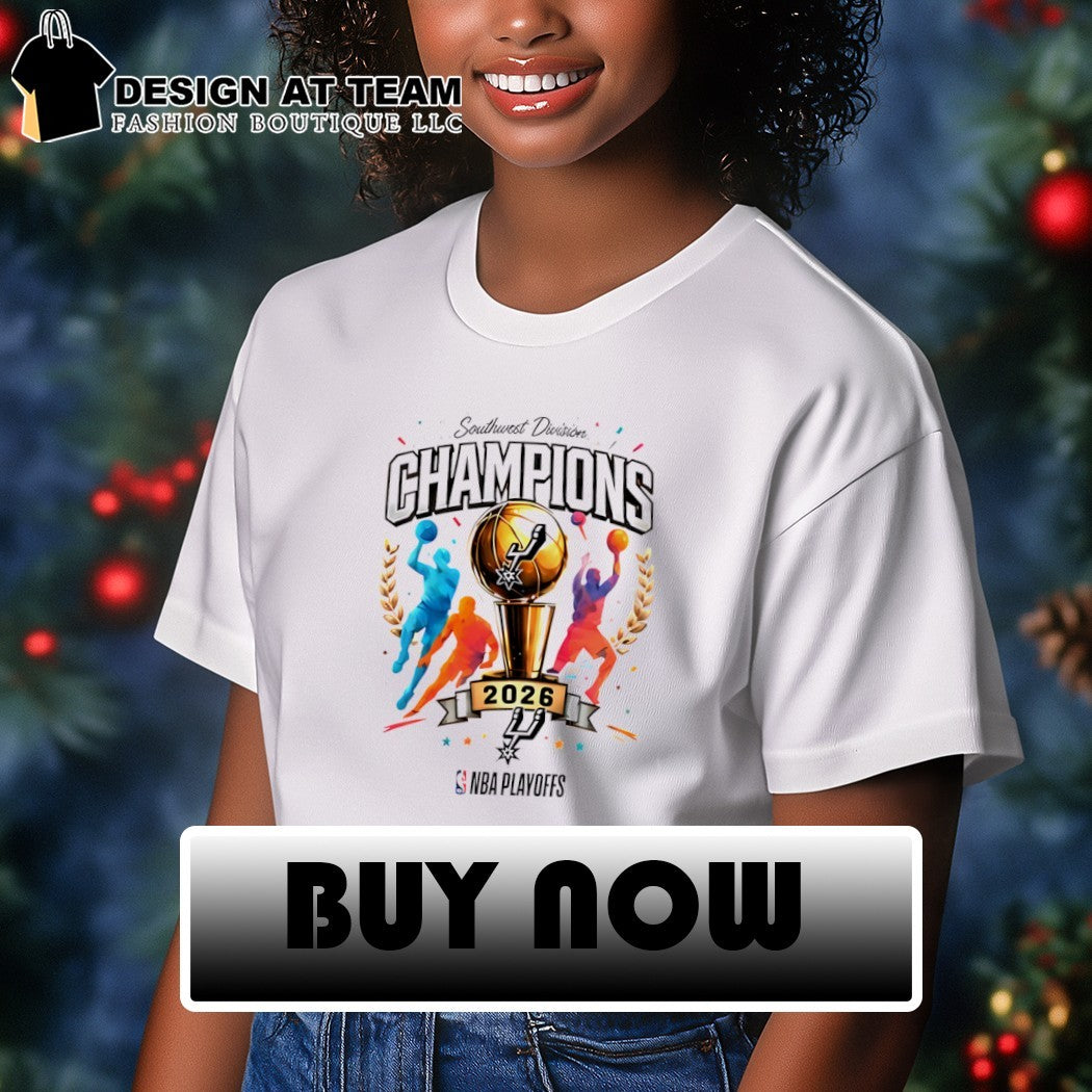 San Antonio Spurs Basketball 2026 Southwest Division Champions NBA Playoffs shirt