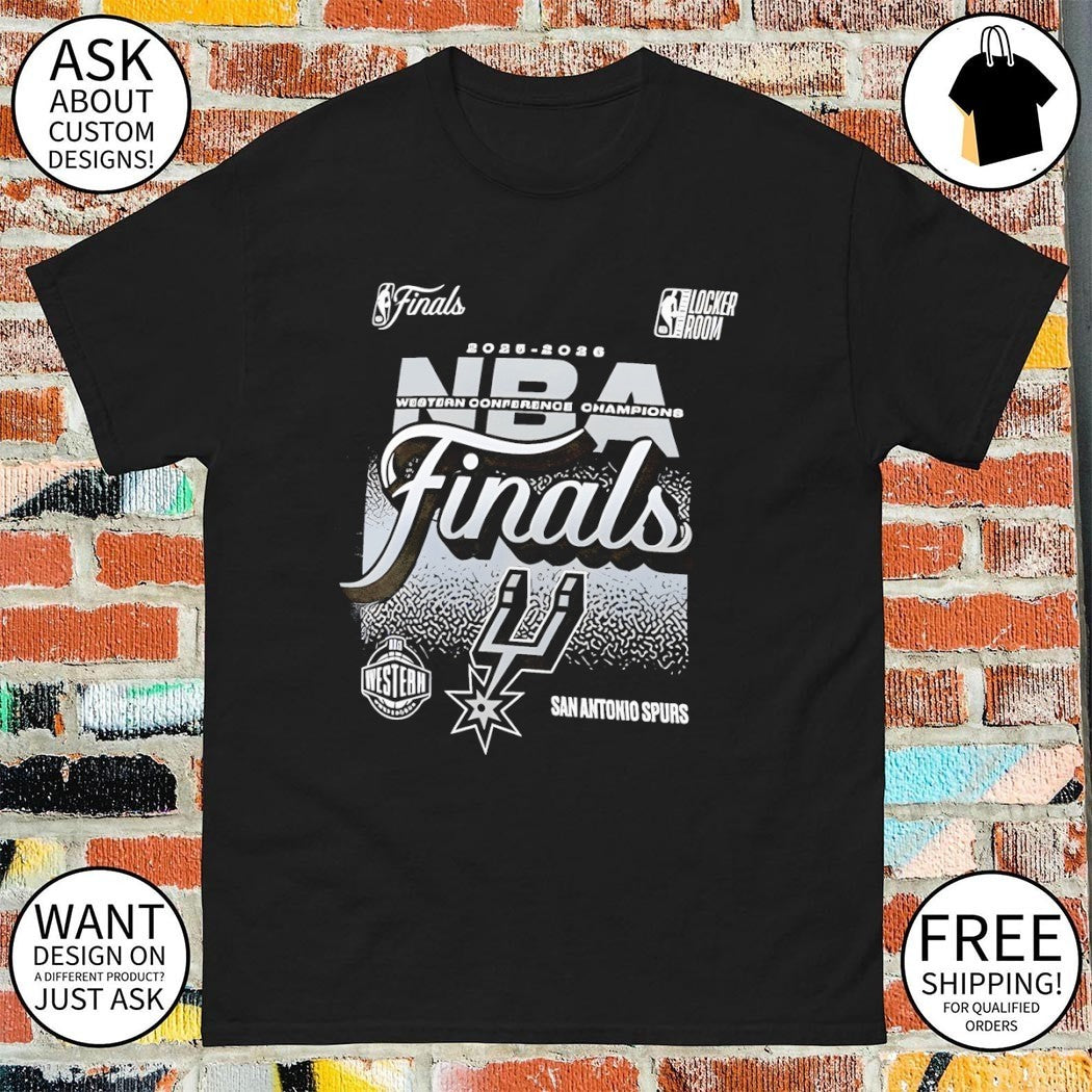 San Antonio Spurs Basketball 2026 Western Conference Finals Champions shirt