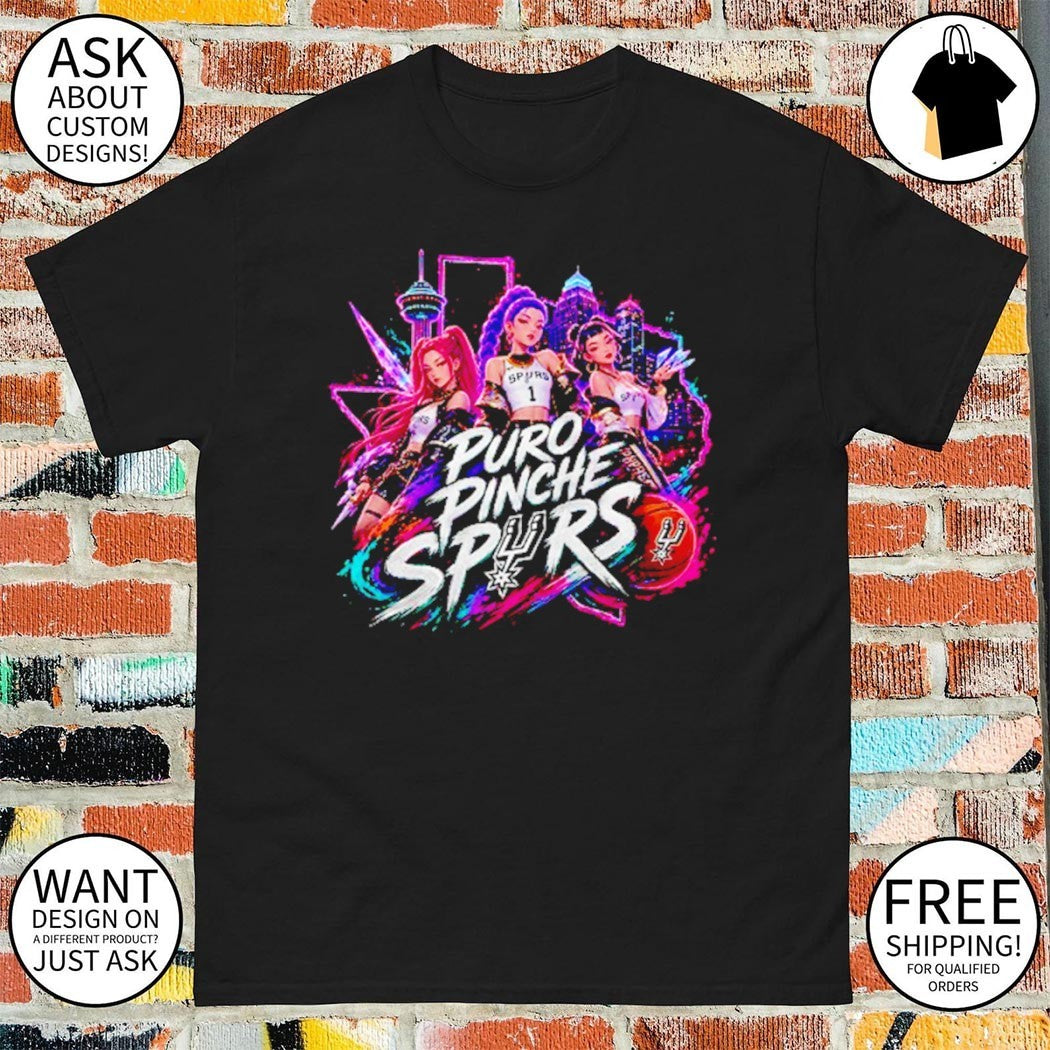 San Antonio Spurs Basketball KPop Demon Hunters Puro Pinche Spurs shirt