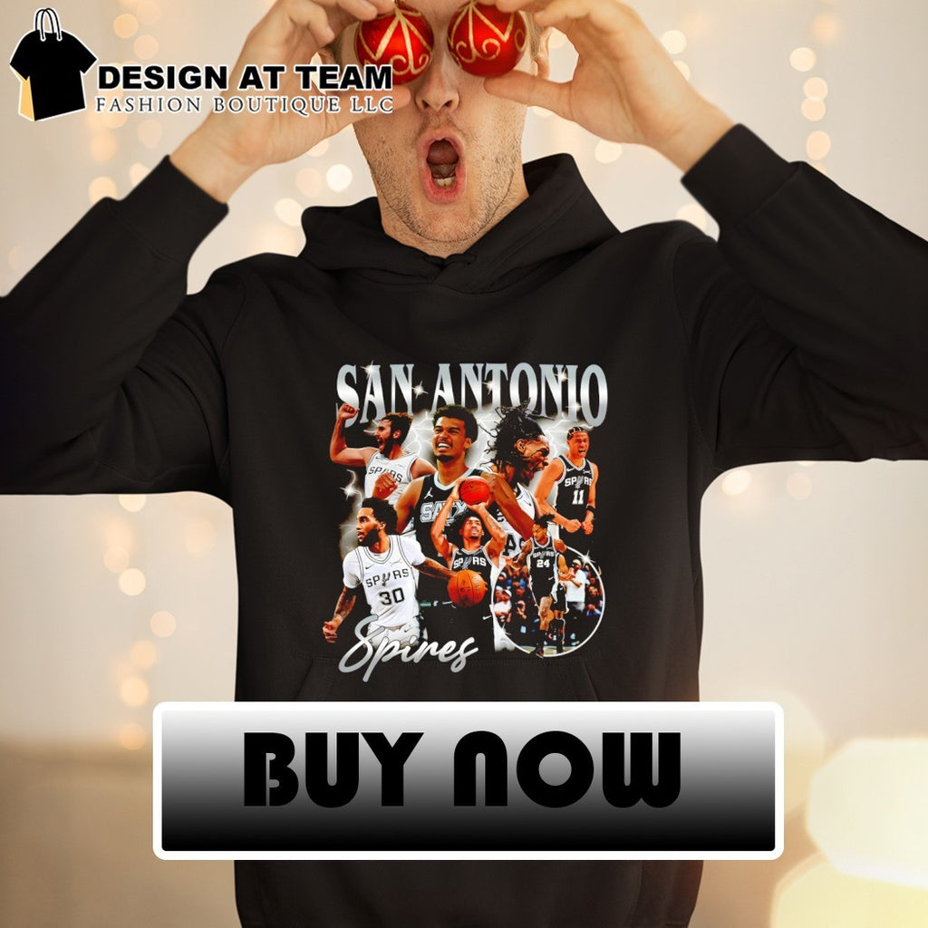 San Antonio Spurs Basketball Collage Vintage Graphic shirt