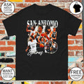 San Antonio Spurs Basketball Collage Vintage Graphic shirt