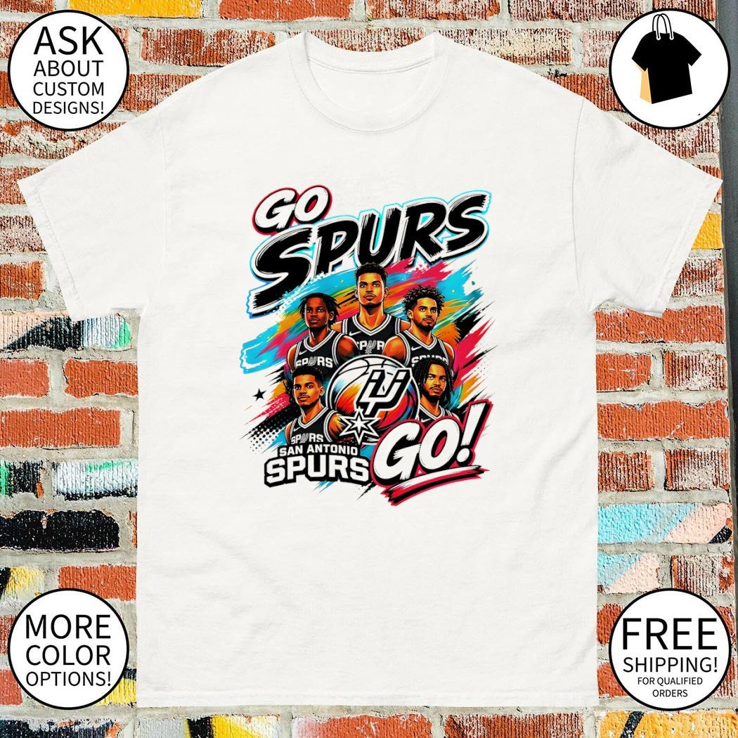 San Antonio Spurs Basketball Fan Game Day Go Spurs go shirt