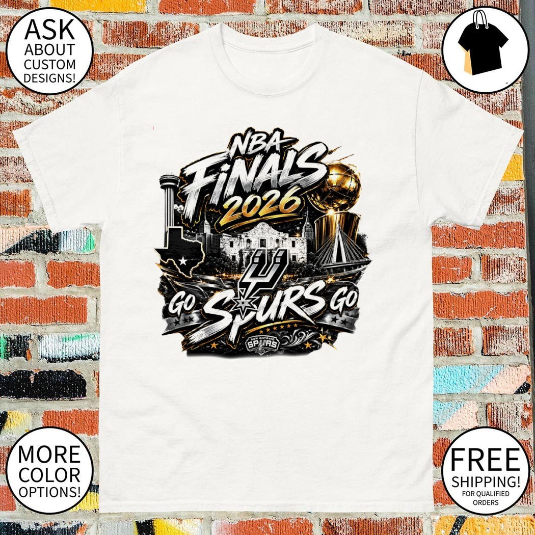 San Antonio Spurs Basketball Go Spurs Go NBA Finals 2026 Trophy vintage shirt