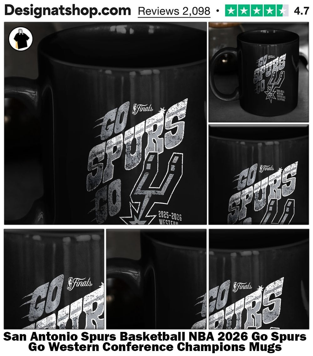 San Antonio Spurs Basketball NBA 2026 Go Spurs Go Western Conference Champions shirt