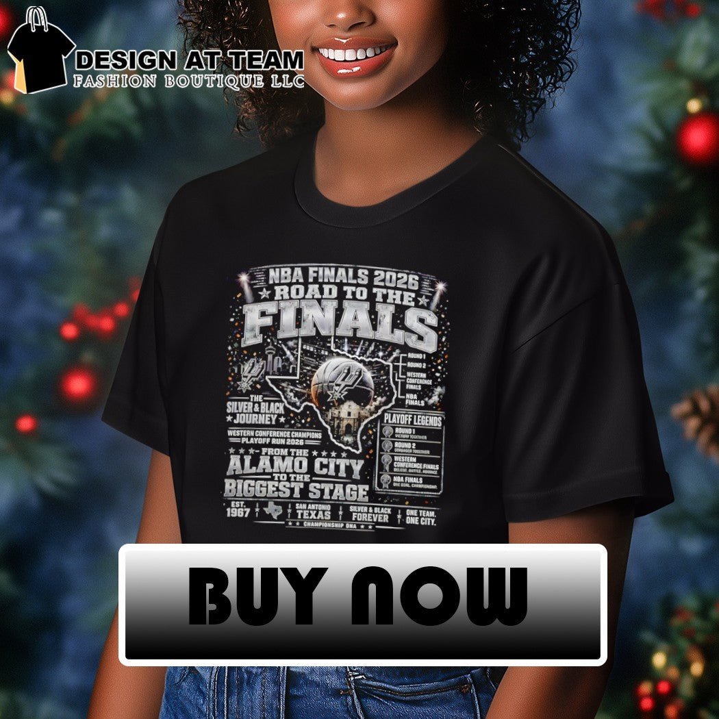 San Antonio Spurs Basketball NBA Road To The Finals 2026 Alamo City To The Biggest Stage shirt