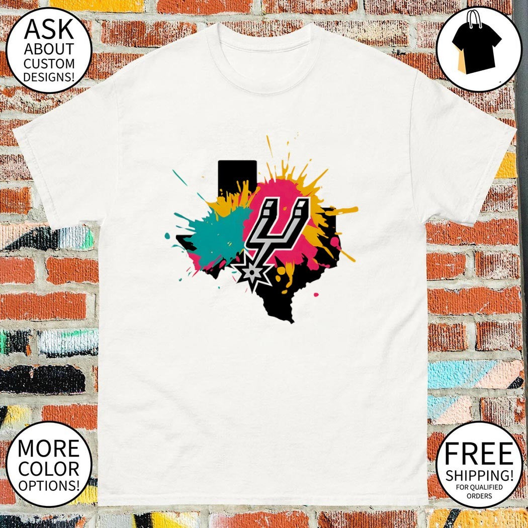 San Antonio Spurs Basketball NBA black Texas Colors 2026 shirt