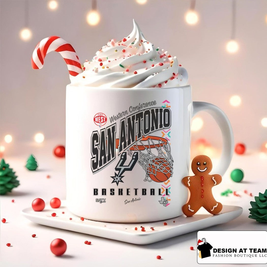 San Antonio Spurs Basketball New Era Western Conference 2026 shirt