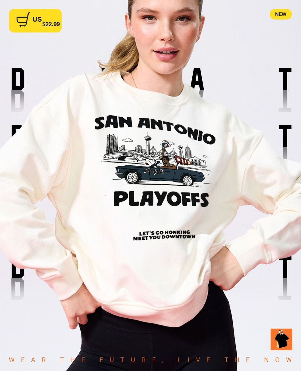 San Antonio Spurs Basketball Playoffs Let’s go honking meet you downtown shirt