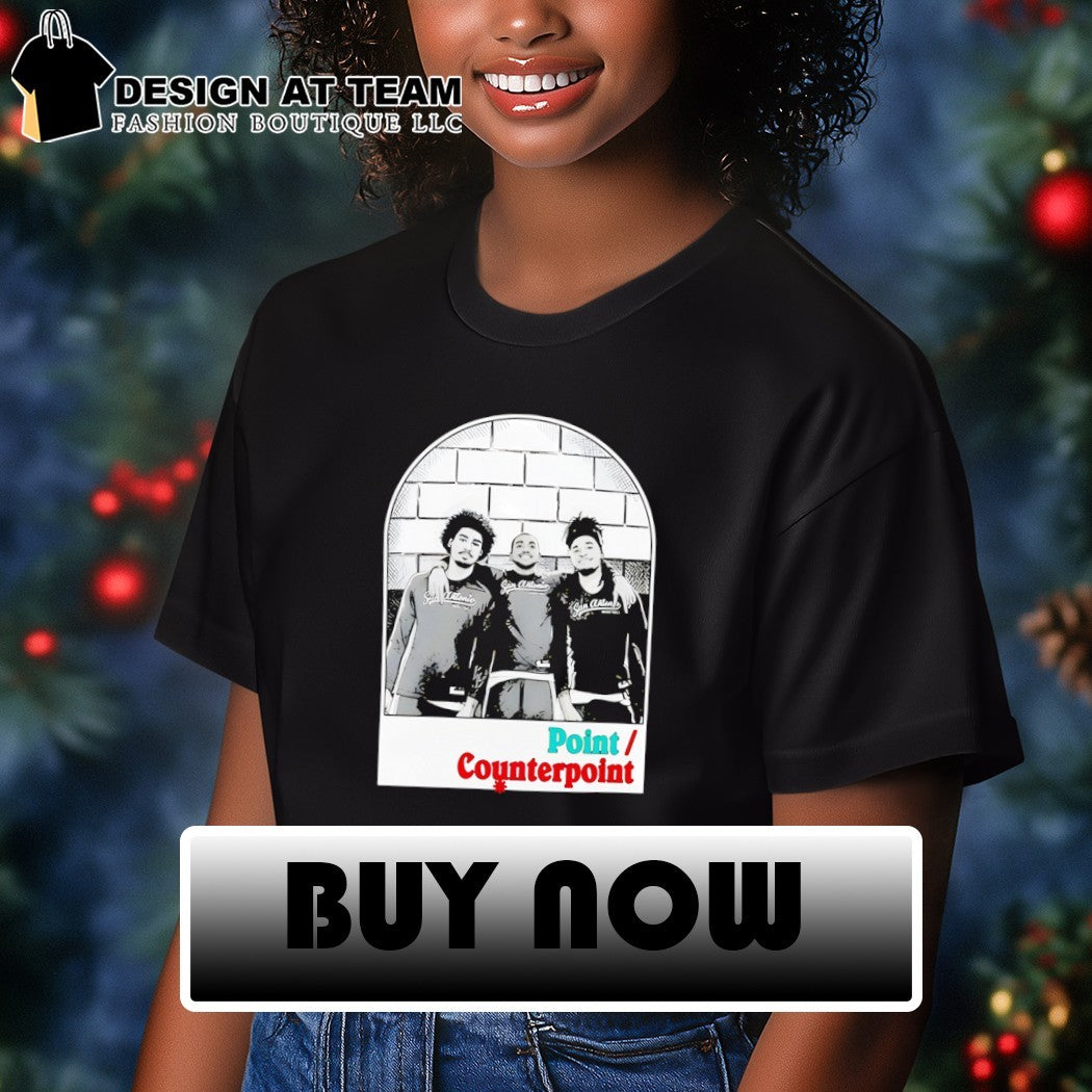 San Antonio Spurs Basketball Point Counterpoint NBA 2026 shirt