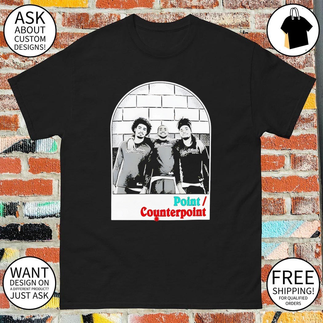 San Antonio Spurs Basketball Point Counterpoint NBA 2026 shirt