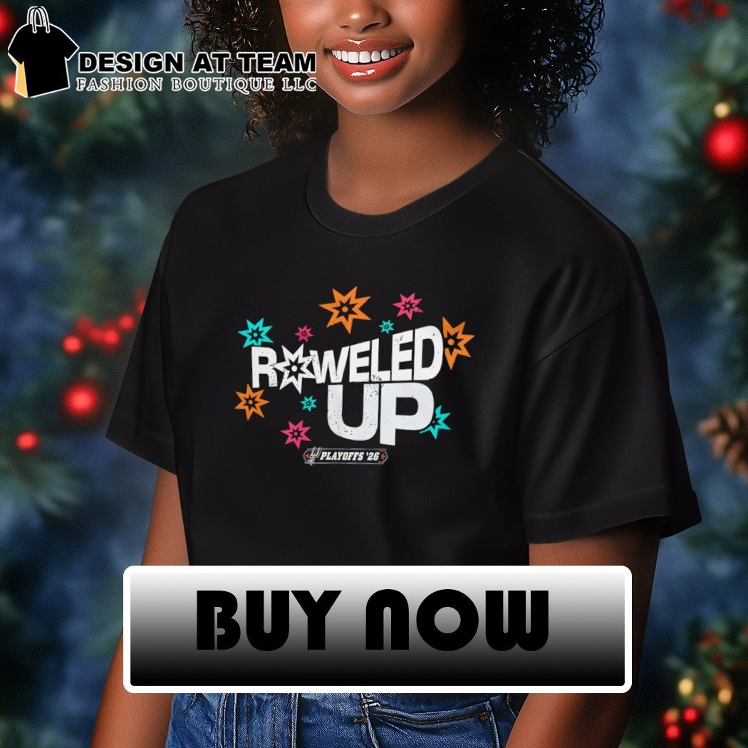 San Antonio Spurs Basketball Roweled Up Spurs Playoffs ’26 vintage shirt