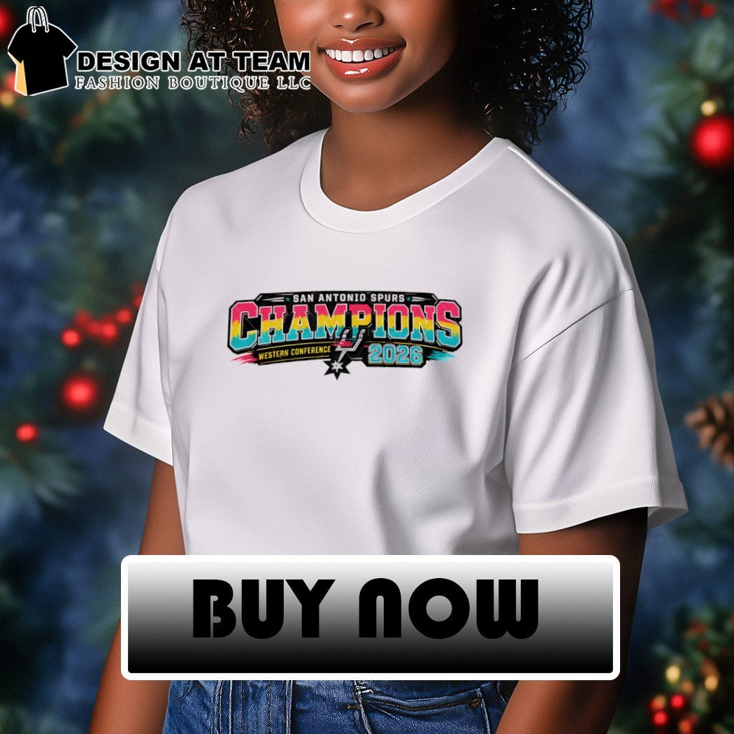 San Antonio Spurs Basketball Team Champions Western Conference 2026 shirt