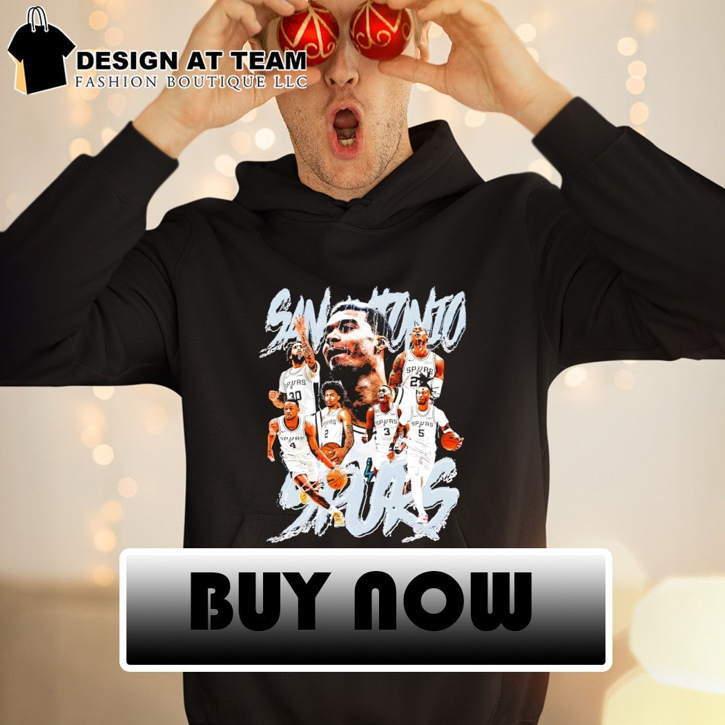 San Antonio Spurs Basketball Team NBA graphic 2026 shirt