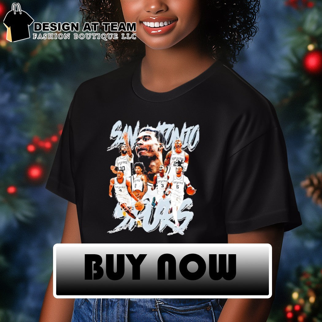 San Antonio Spurs Basketball Team NBA graphic 2026 shirt