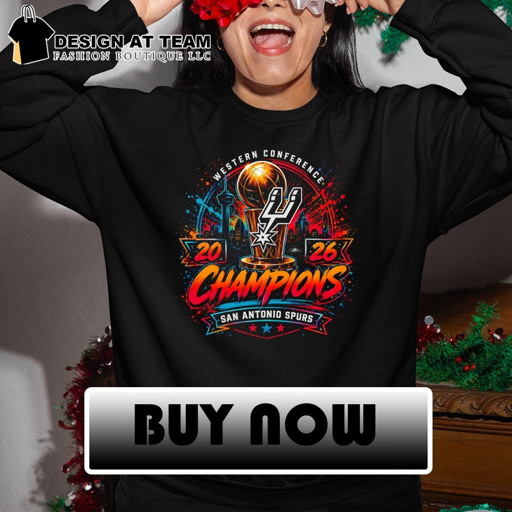 San Antonio Spurs Basketball Western Conference Champions 2026 Playoffs shirt