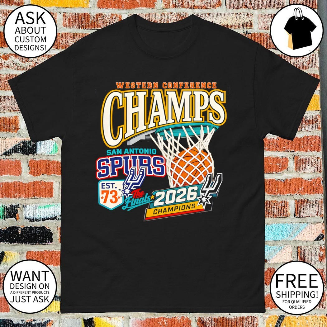 San Antonio Spurs Basketball Western Conference Champs 2026 The Finals est 73 shirt