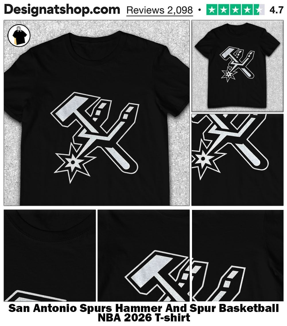San Antonio Spurs Hammer And Spur Basketball NBA 2026 shirt