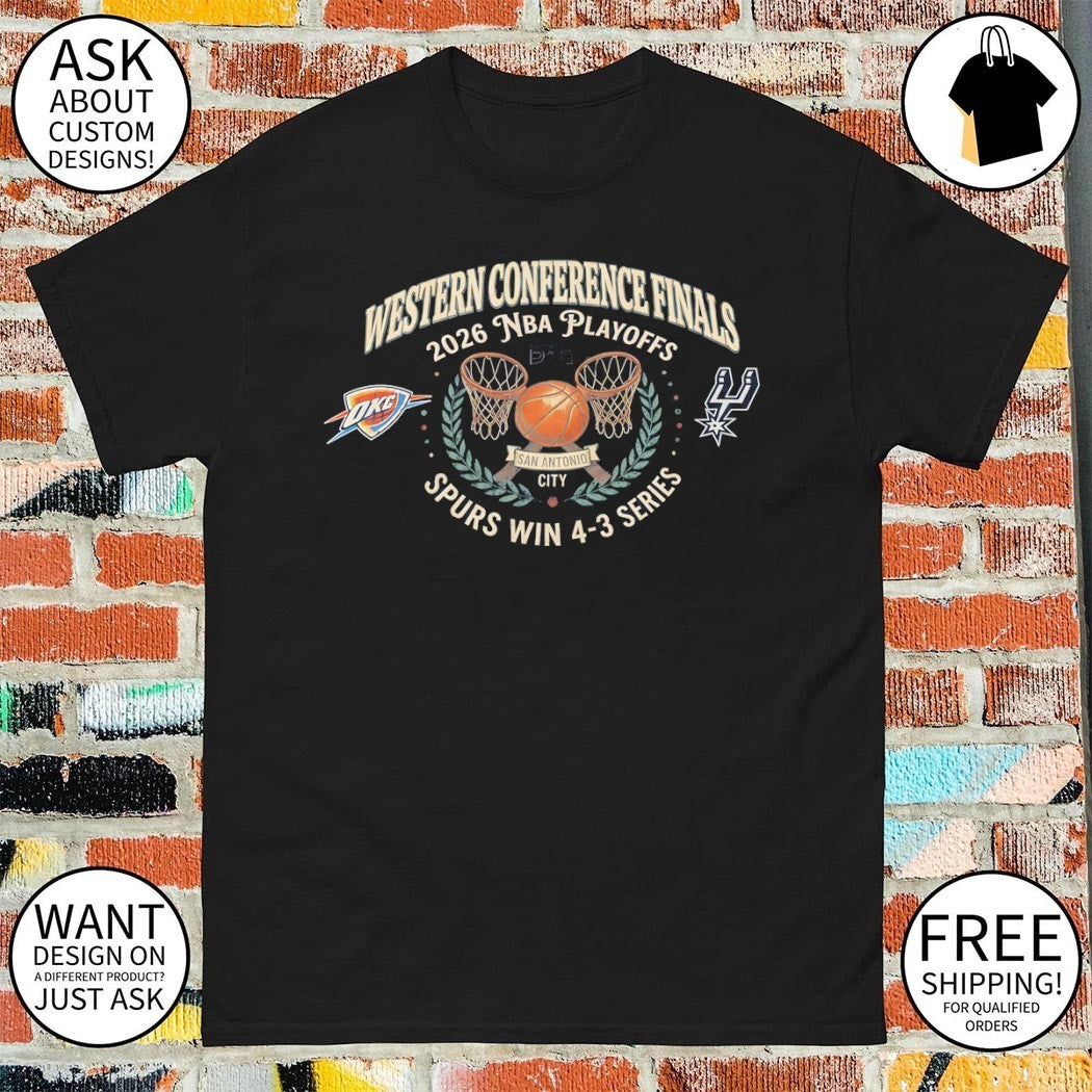 San Antonio Spurs Oklahoma City Thunder Western Conference Finals 2026 shirt