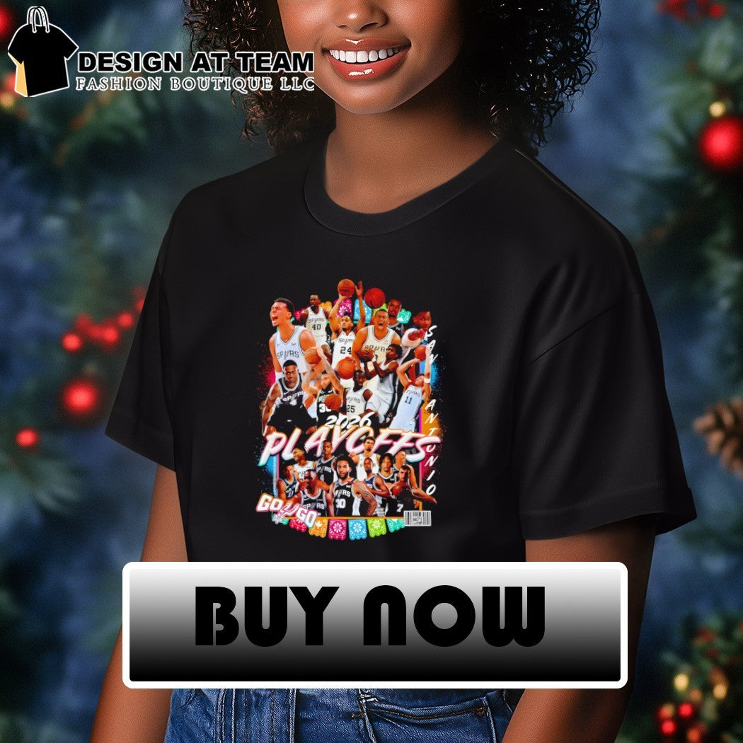 San Antonio Spurs Playoff NBA Basketball Go Spurs Go 2026 shirt