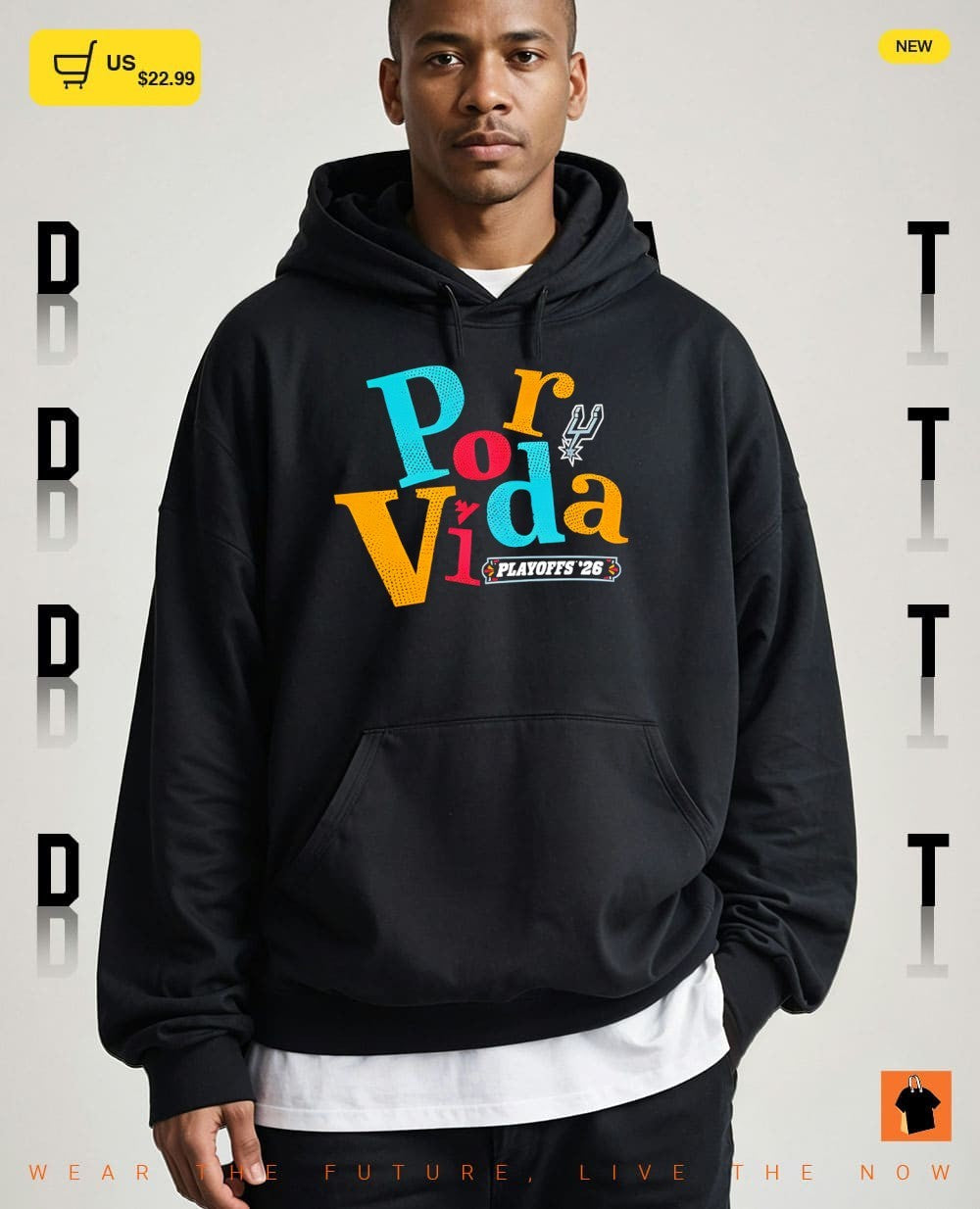 San Antonio Spurs Por Vida Playoffs 2026 Basketball shirt
