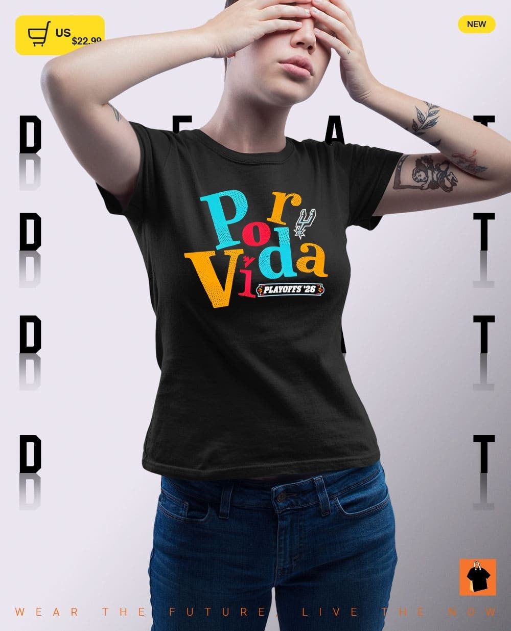 San Antonio Spurs Por Vida Playoffs 2026 Basketball shirt