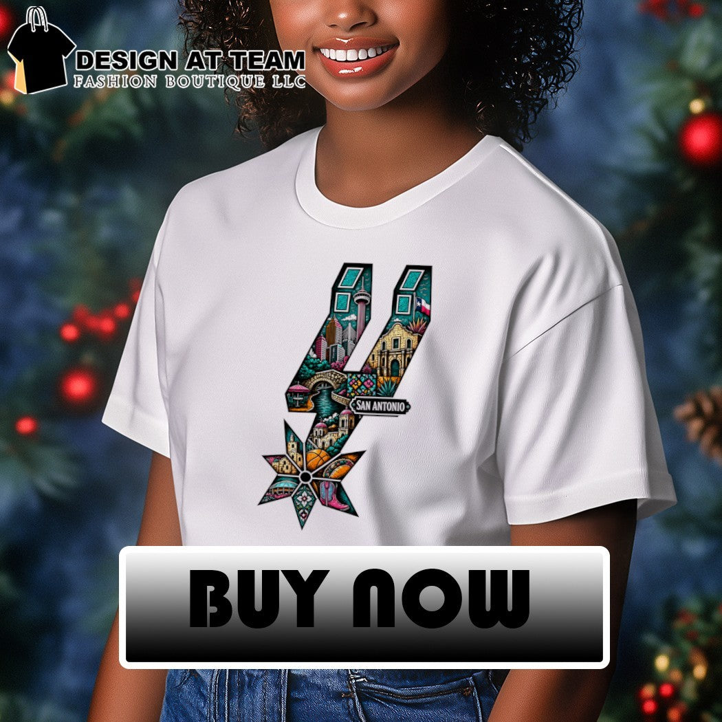 San Antonio Spurs Tower of the Americas Basketball NBA logo shirt