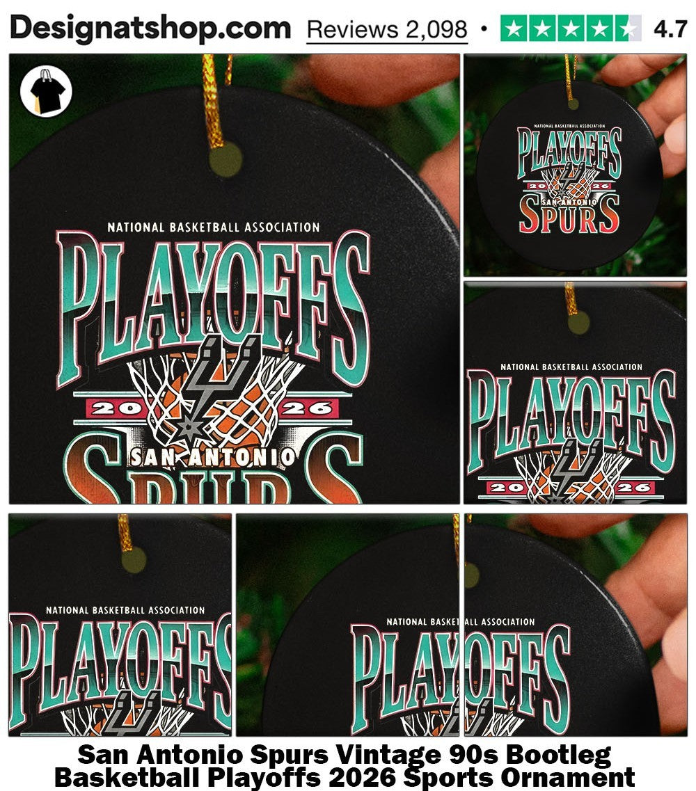 San Antonio Spurs Vintage 90s Bootleg Basketball Playoffs 2026 Sports shirt
