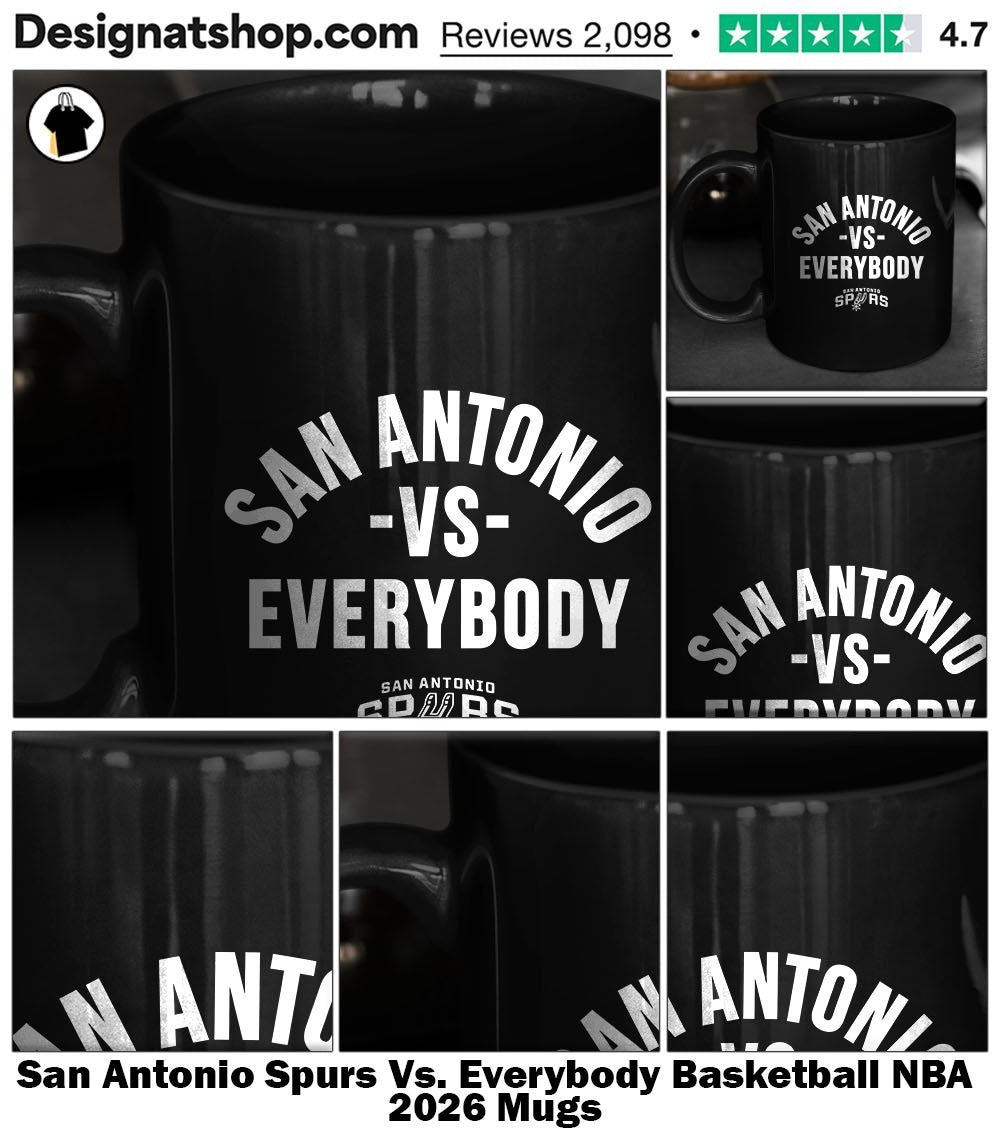 San Antonio Spurs Vs. Everybody Basketball NBA 2026 shirt