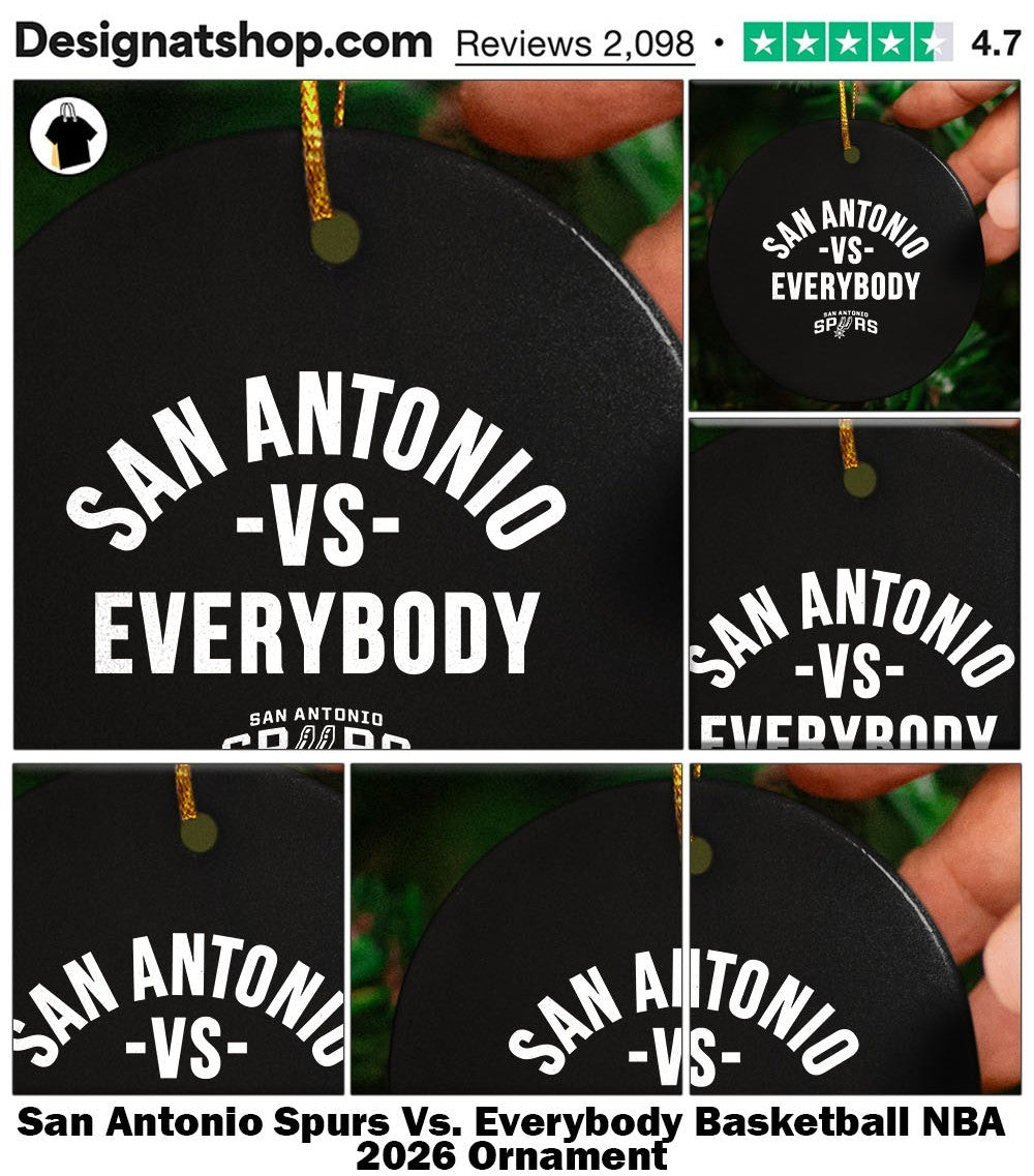 San Antonio Spurs Vs. Everybody Basketball NBA 2026 shirt