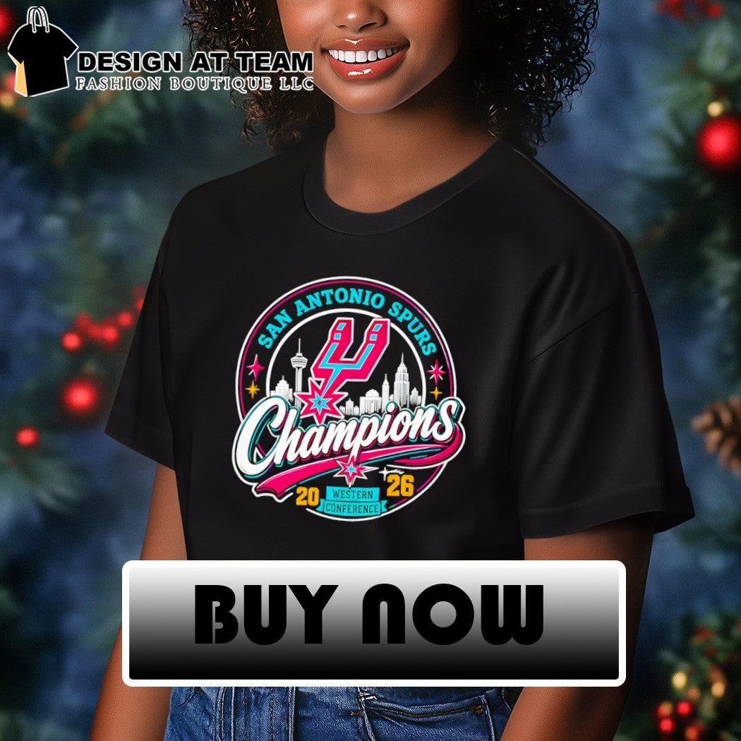 San Antonio Spurs Western Conference Champions 2026 90s style shirt