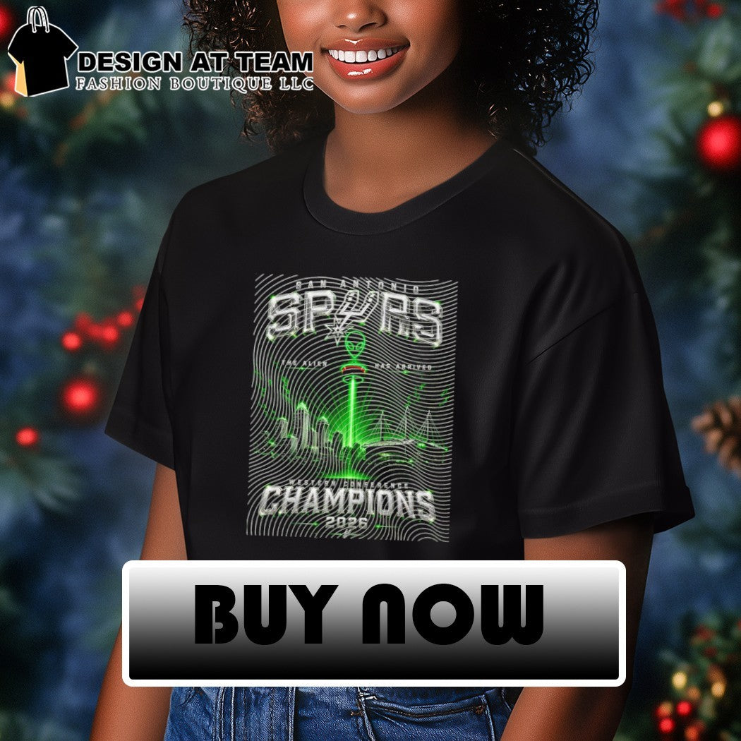 San Antonio Spurs Western Conference Champions 2026 the Alien Has Arrived shirt