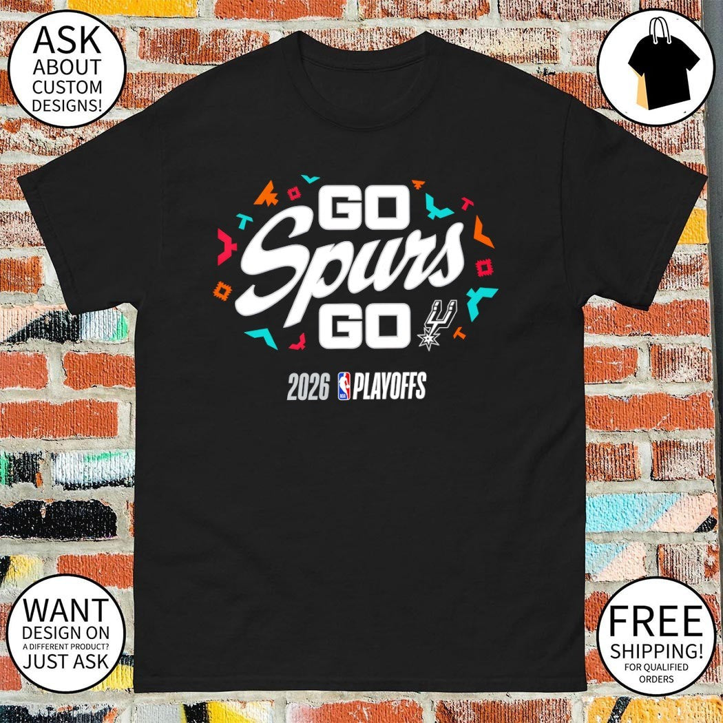 San Antonio Spurs WinCraft 2026 Playoff Go Spurs Go Rally shirt