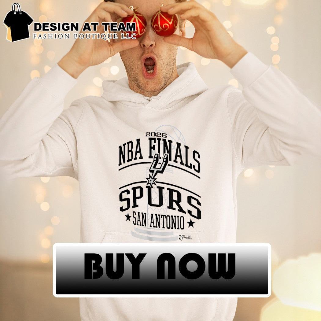 San Antonio Spurs Youth Stadium Essentials 2026 NBA Finals Start Arch shirt