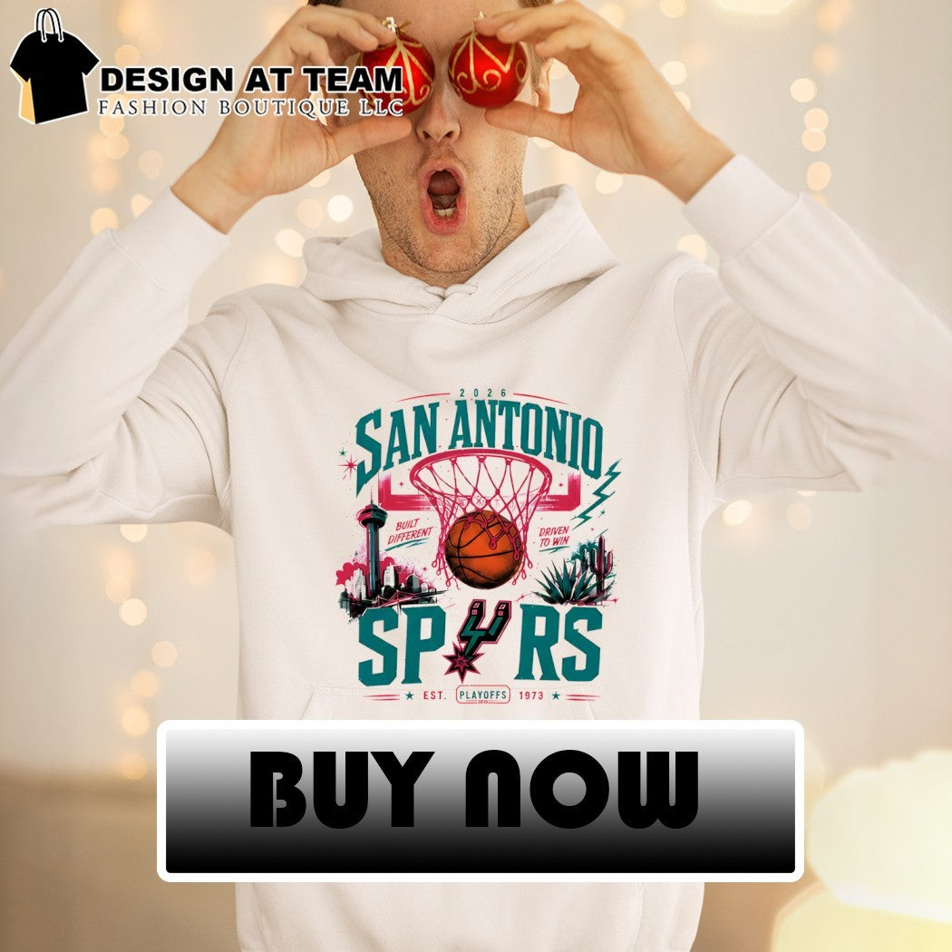 San Antonio Spurs basketball Built Different Driven To Win NBA Basketball 2026 shirt