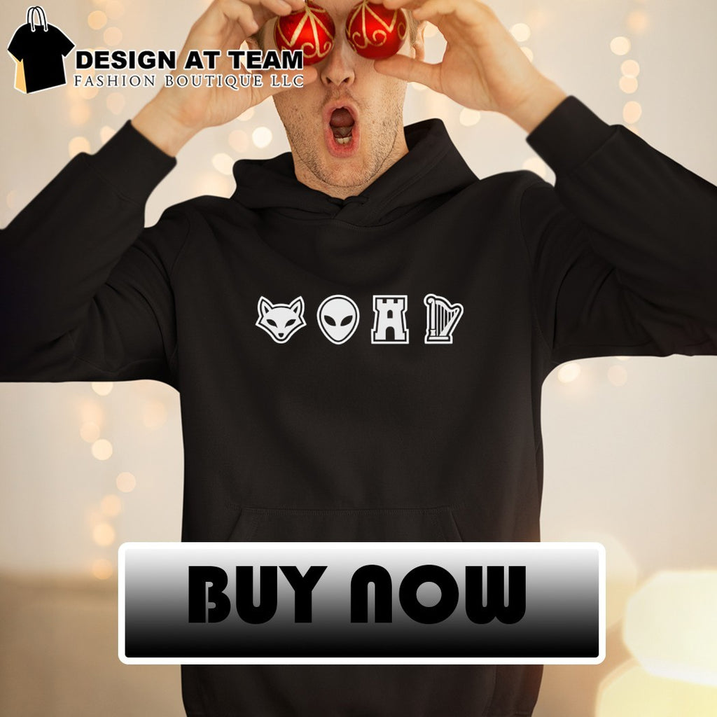 San Antonio Spurs big 4 icon fox alien shirt