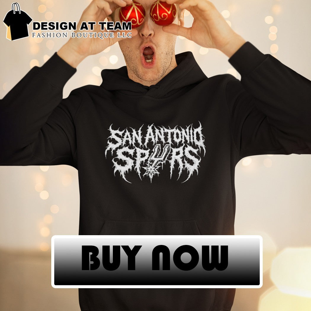 San Antonio Spurs heavy metal Basketball parody shirt