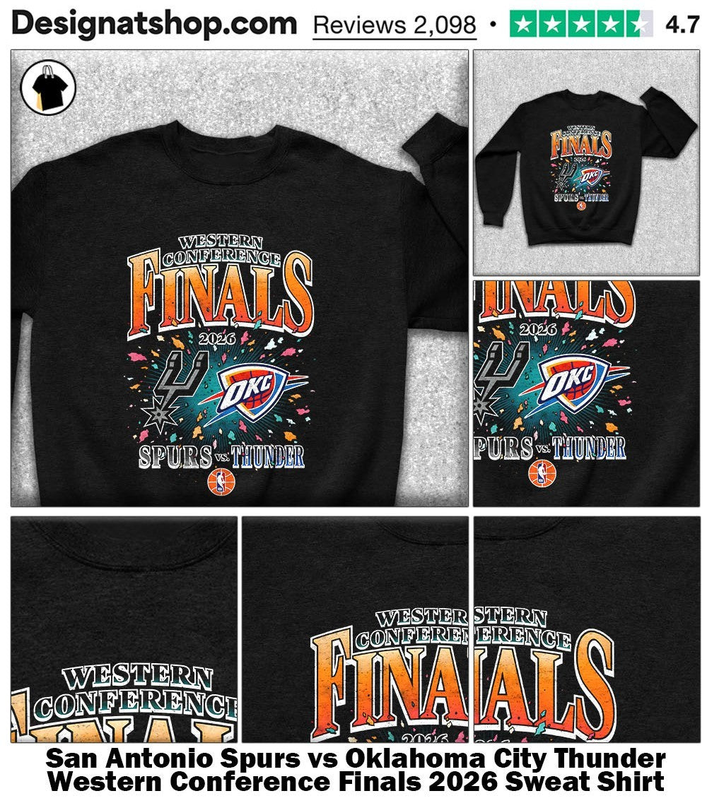 San Antonio Spurs vs Oklahoma City Thunder Western Conference Finals 2026 shirt