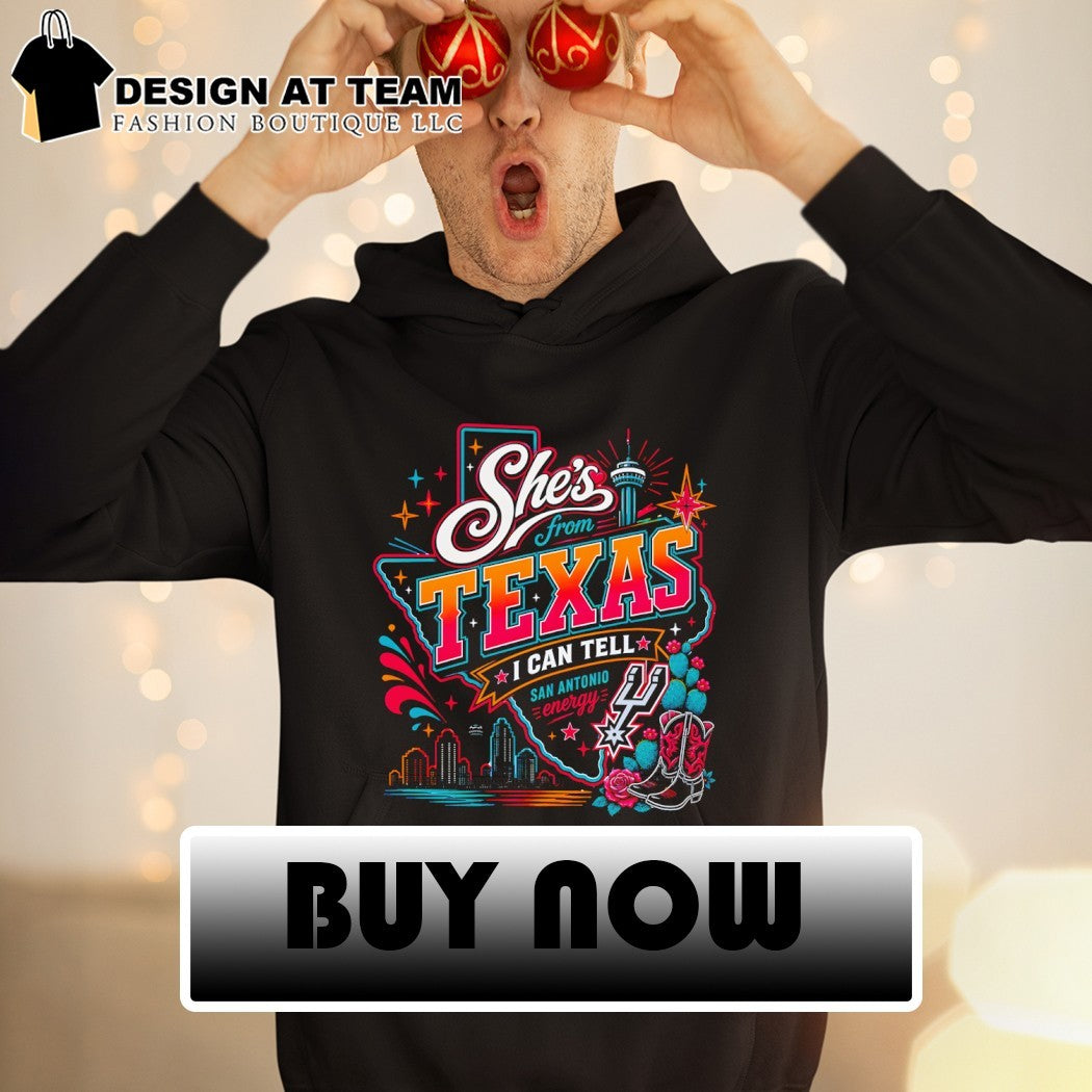 San Antonio Texas boots and cactus She’s from Texas I can tell energy shirt