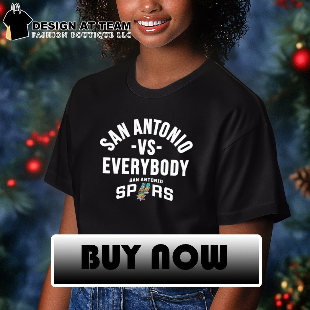 San Antonio vs Everybody San Antonio Spurs Basketball NBA 2026 shirt
