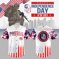 San Diego Padres MLB The 4th Of July Military Jersey