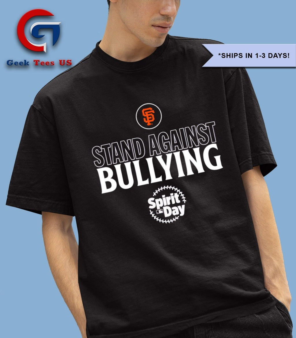 San Francisco Giants MLB Stand Against Bullying Spirit Day 2025 shirt