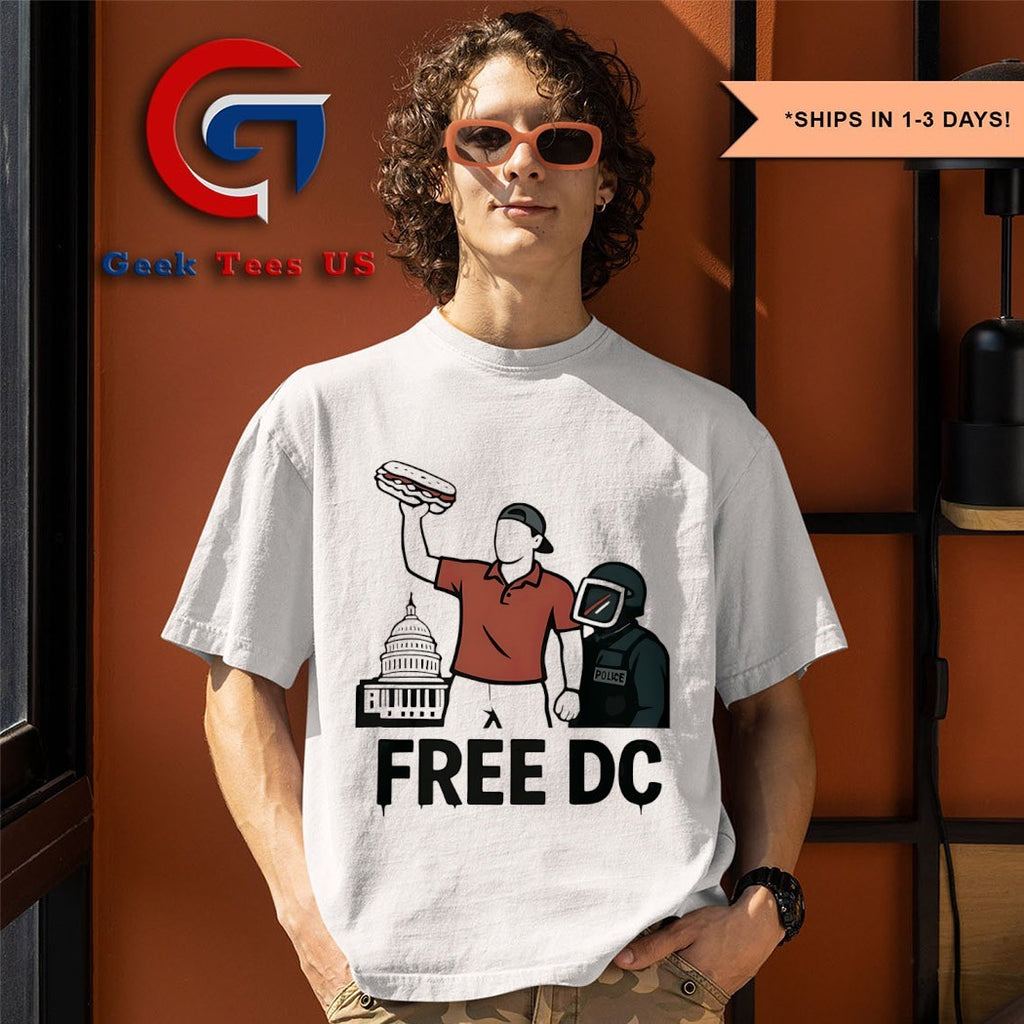 Sandwich Guy Free DC Protest shirt