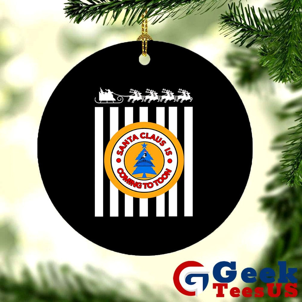 Santa claus is coming to toon Christmas 2025 shirt